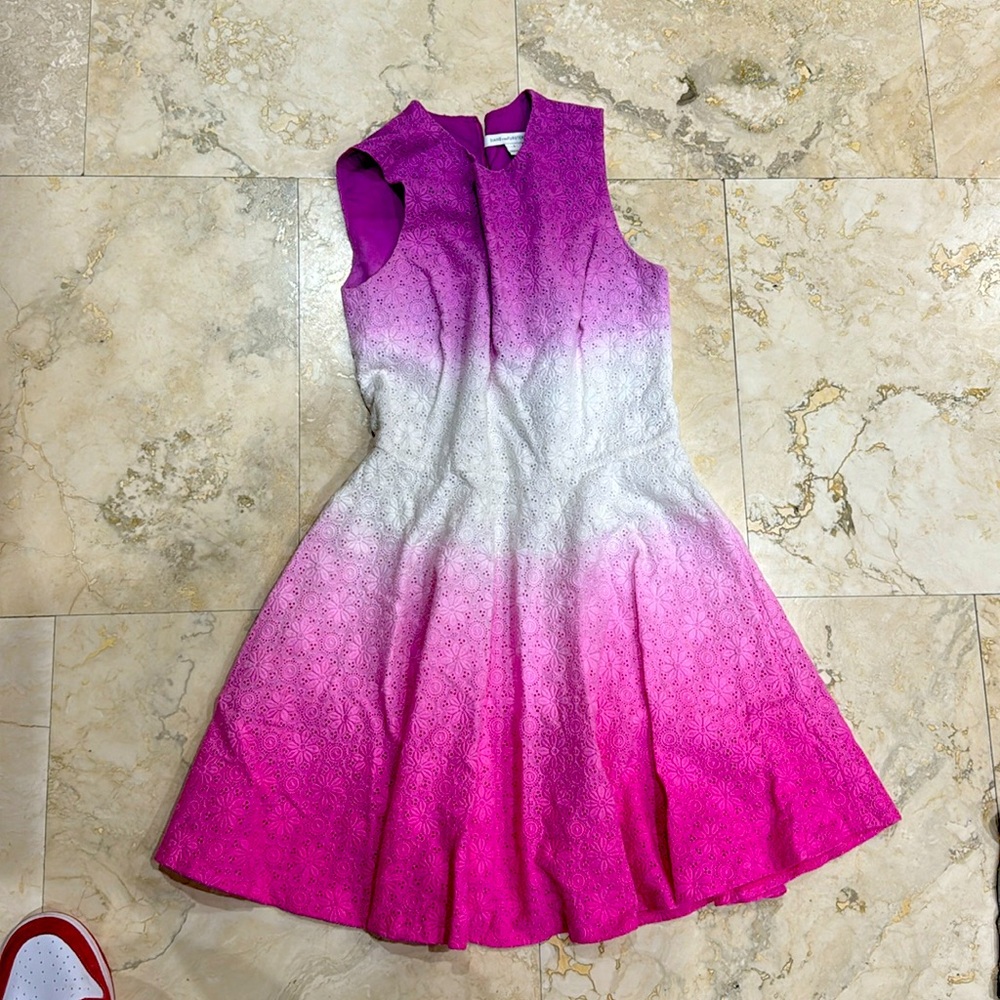 Size 2 pink and purple merge dress